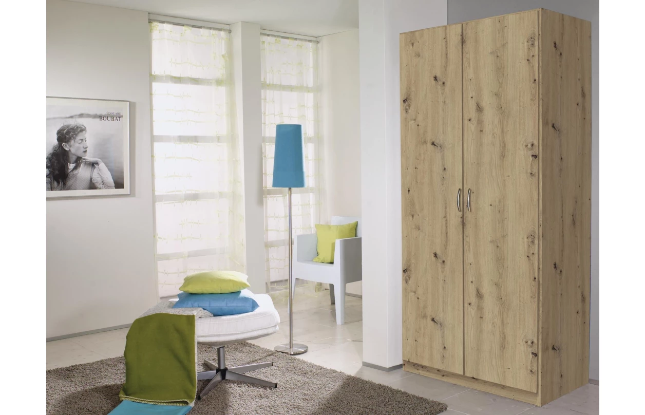 Skříňový nástavec Case, 136 cm, bílý