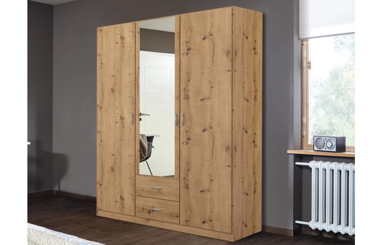 Skříňový nástavec Case, 136 cm, bílý