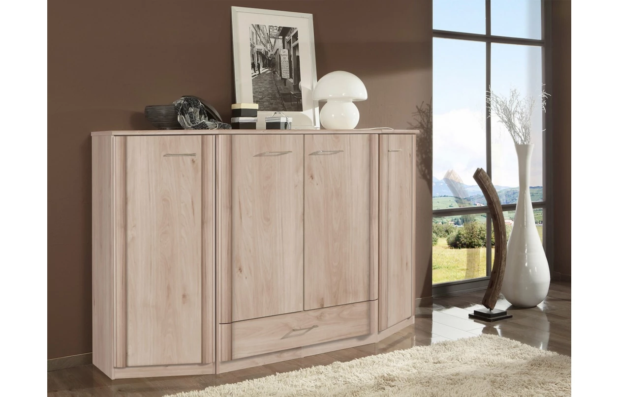 Sada 2 ks úložná zásuvka pod postel Luxor, polární modřín