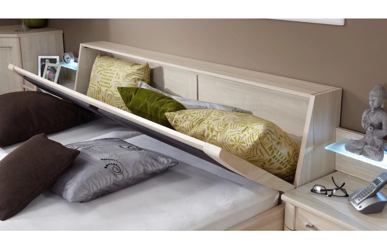 Sada 2 ks úložná zásuvka pod postel Luxor, polární modřín