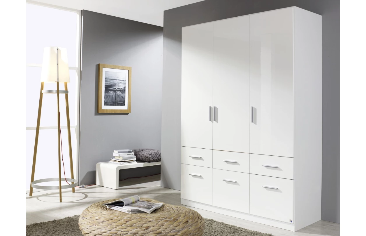 Šatní skříň Celle AN925-3301, bílá