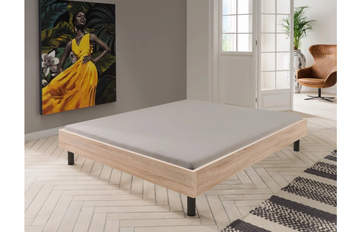 Skříňka s 5 zásuvkami Easy Plus, 49 cm, dub sonoma/zrcadlo