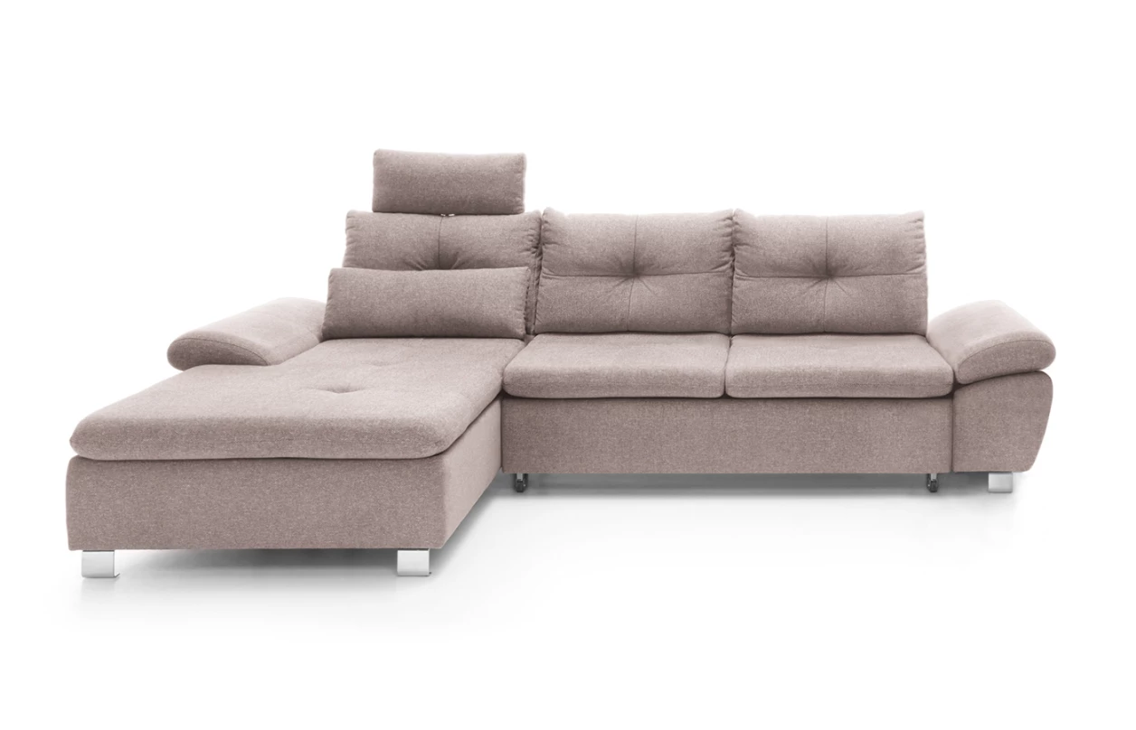 Sedací souprava Madeira 3B, fialová lila, tvar levé U