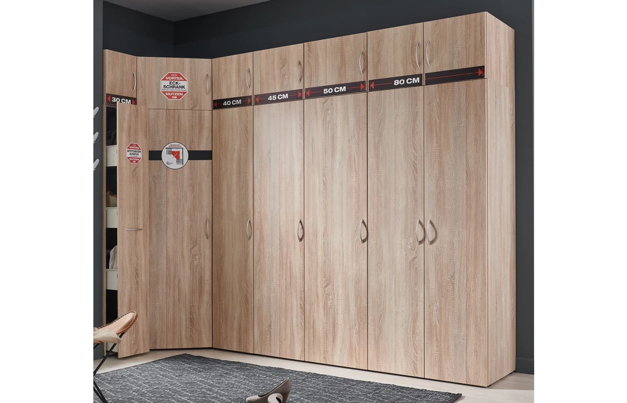 Skříňový nástavec Multiraum, 50 cm, bílý | ASKO - NÁBYTEK