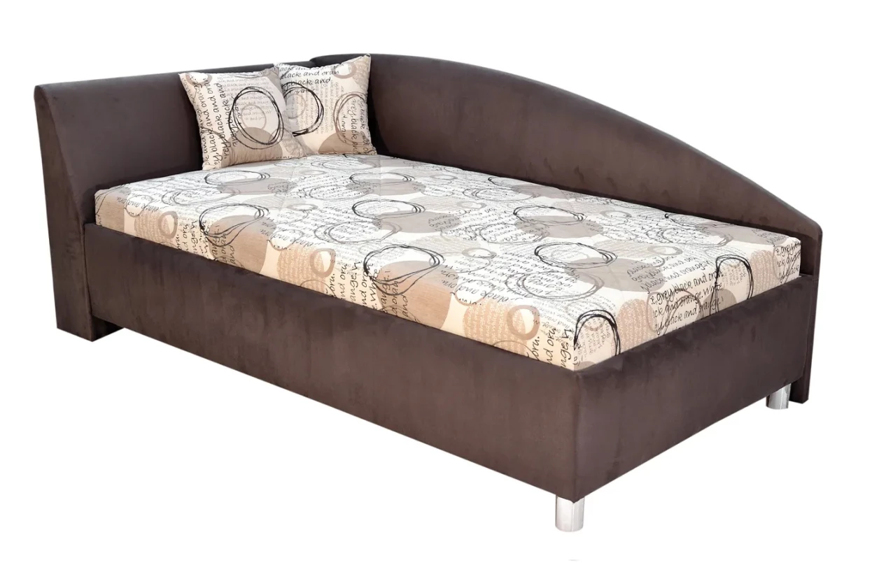 Rohová postel Andrew pravá 110x200