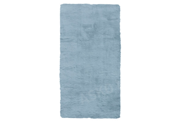 Koberec Laza 80x150 cm, umělá kožešina, světle modrý
