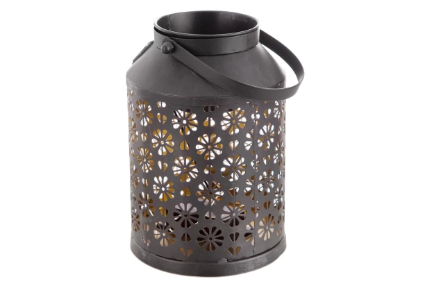 Solární lucerna Gela, černý kov