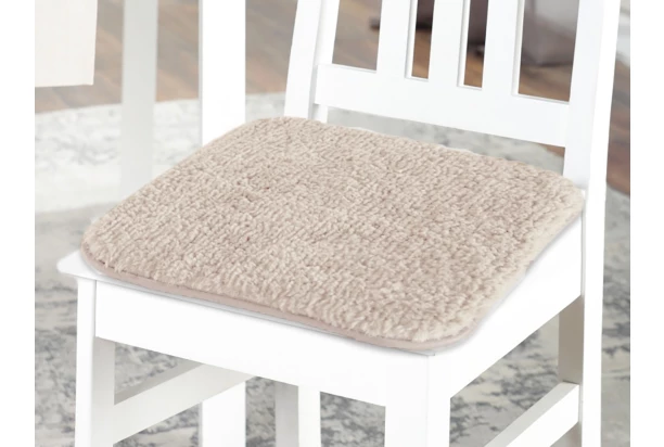Podsedák na židle Rabbit Teddy 38x38 cm, slonová kost