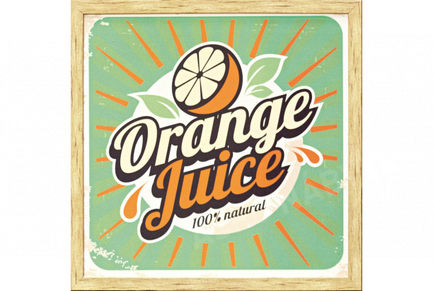 Obraz na zeď Mio 30x30 cm, Orange Juice