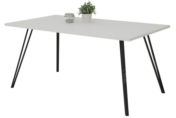 Jídelní stůl Marie 160x90 cm, matný bílý