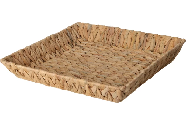 Pletený košík 34x34 cm, vodní hyacint