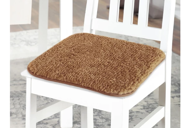 Podsedák na židle Rabbit Teddy 38x38 cm, hnědá