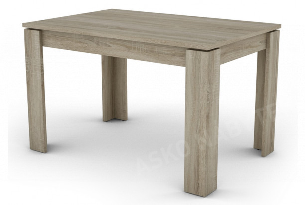 Jídelní stůl Inter 120x80 cm, dub sonoma