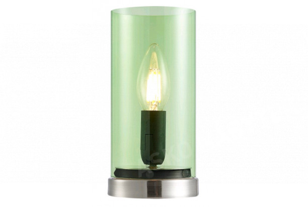 Stolní lampa Laik, zelené sklo