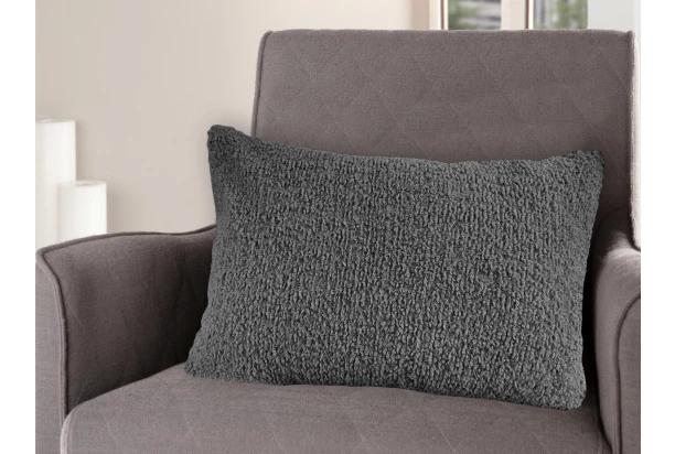 Dekorační polštář Rabbit Teddy 50x70 cm, antracitový