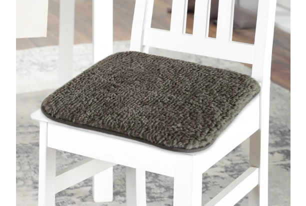 Podsedák na židle Rabbit Teddy 38x38 cm, antracitový
