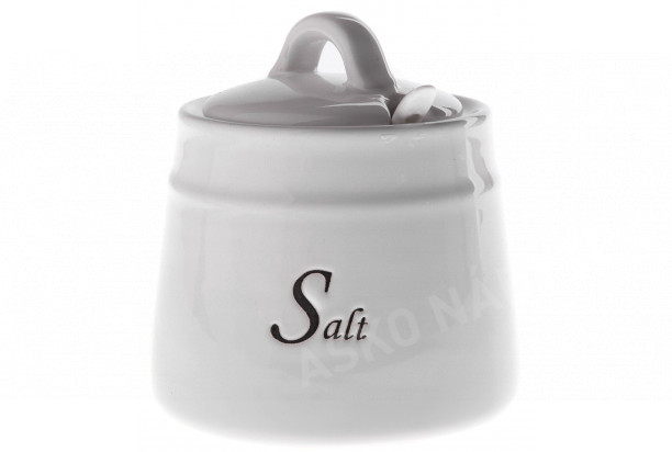 Solnička Salt, bílá keramika