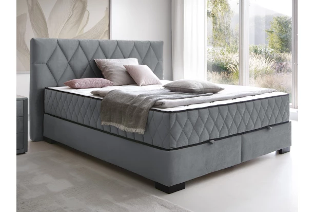 Postel Reve 160x200 cm, holubí šedá látka