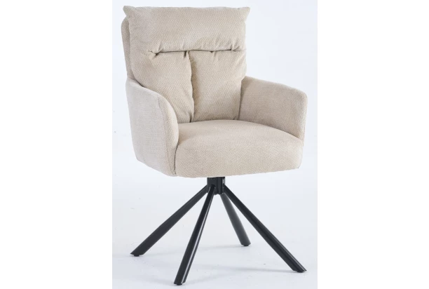 Jídelní židle Stephanie, béžová látka