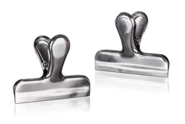 Sada klipsů na sáčky (2 ks) Akcent, nerez