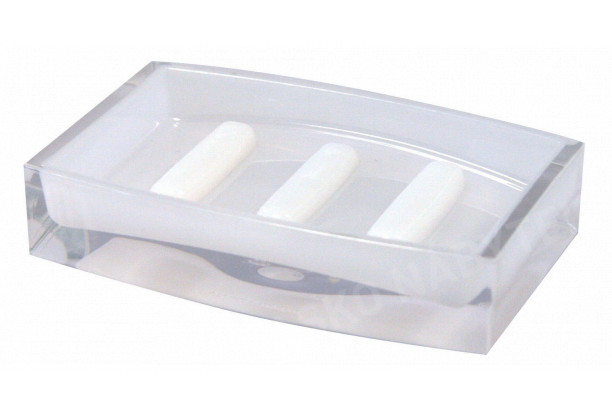 Miska na mýdlo Priamos, bílý akryl