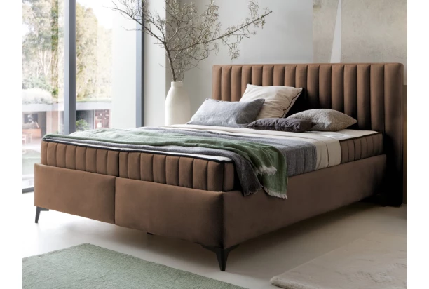Postel Joy 160x200 cm, whiskey hnědá látka