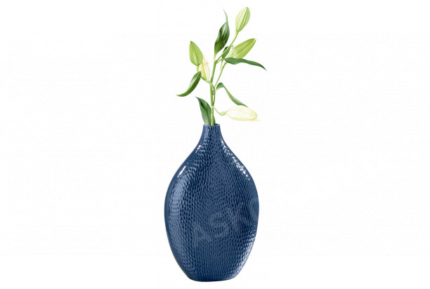 Dekorační váza 39 cm, modrá