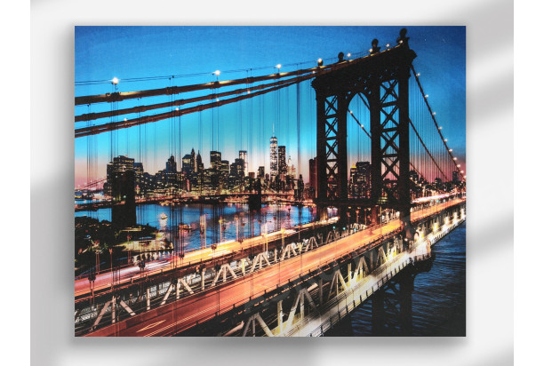 Obraz na plátně Brooklyn Bridge, 40x50 cm