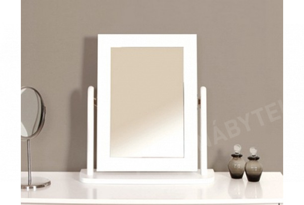 Stolní zrcadlo Baroque, bílé