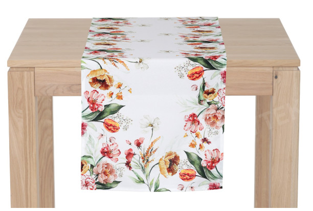 Běhoun na stůl Floralis, 150x40 cm
