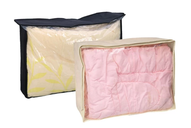 Vak pod postel (1 ks) 80x60x25 cm, béžový/černý