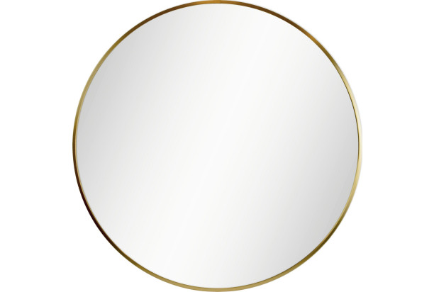 Nástěnné zrcadlo Josie 60 cm, zlaté kulaté