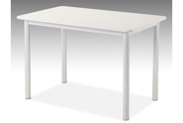 Jídelní stůl Anke 110x70 cm, bílý lesk