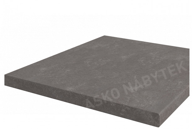 Kuchyňská pracovní deska pro rohovou skříňku 29 cm, tmavě šedý kámen