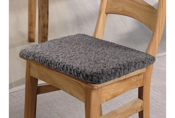 Podsedák na židle Teddy 40x40 cm, antracitový