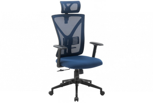 Kancelářská židle Image, modrá látka