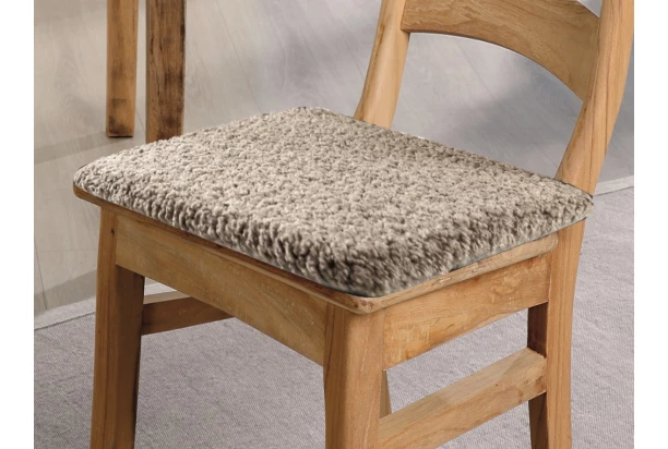 Podsedák na židle Teddy 40x40 cm, taupe