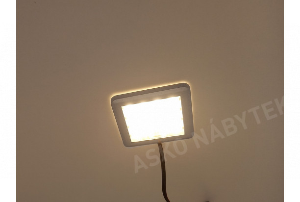 Bodové LED osvětlení (1 ks) Square, teplá bílá