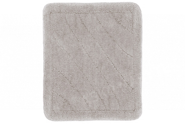 Koupelnová předložka 50x60 cm, vlnky, kamenná šedá