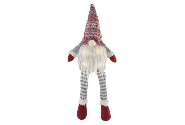 Vánoční dekorace LED skřítek, 27 cm
