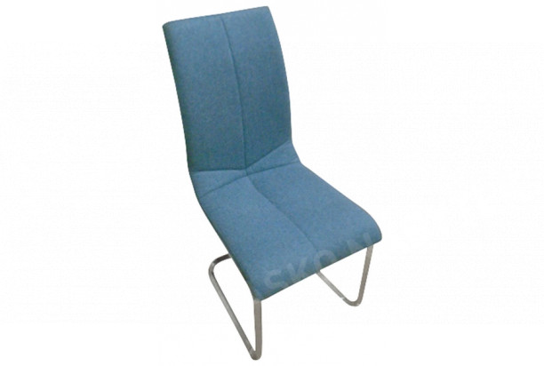 Jídelní židle Erdefa, modrá tkanina