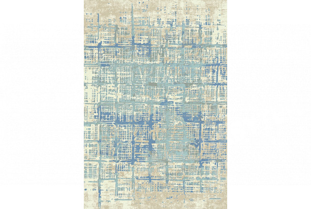 Koberec Colorful 120x170 cm, hnědo-modrý