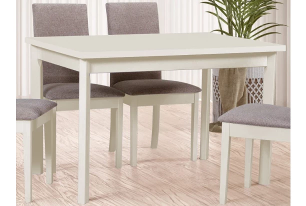 Obdélný jídelní stůl Maxim 120x80 cm, béžový kašmír