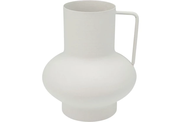 Váza 15 cm, bílý zinek