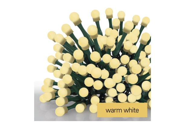 Vánoční řetěz LED 8 m, teplá bílá