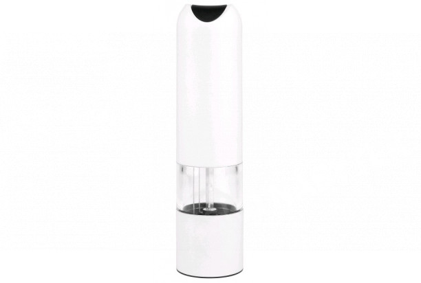 Elektrický mlýnek na pepř/sůl LifeStyle 21 cm, bílý