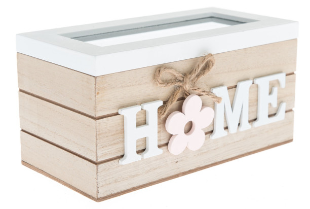 Krabička Home, dřevěná