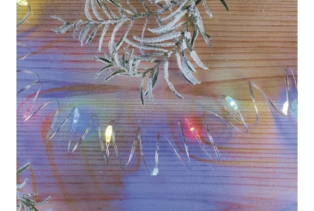 Vánoční řetěz LED Nano 1,9 m, multicolor