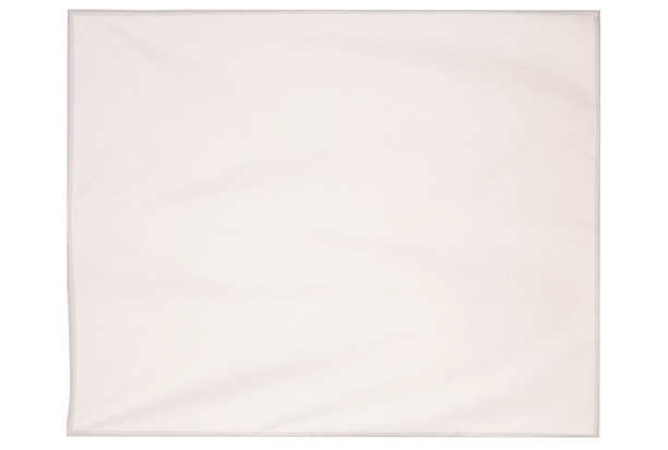 Vánoční ubrus 130x160 cm, bílý se stříbrnými vetkanými nitkami