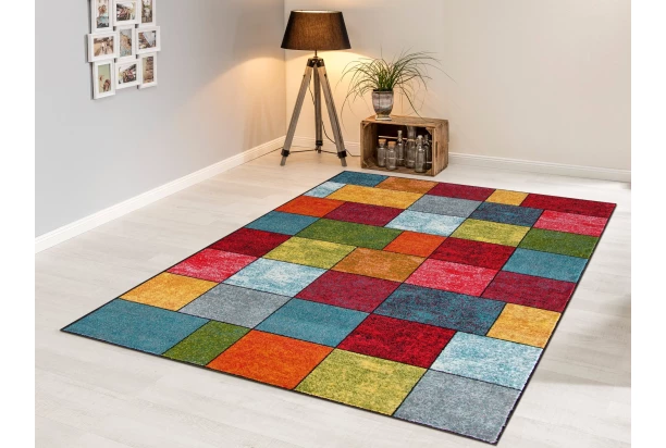 Koberec Kolibri 80x150 cm, barevné kostky